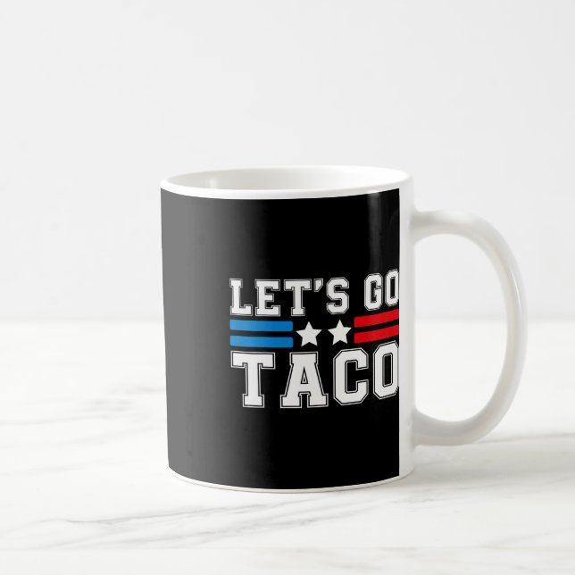 Lass's Go Taco Jemand immer Hühner aus der Funny Q Kaffeetasse (Rechts)