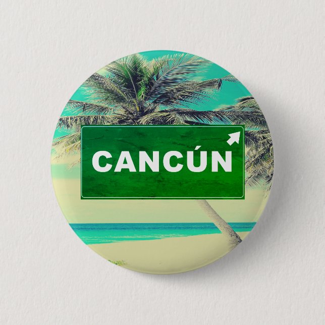 Lass's go to Cancun! Button (Vorderseite)