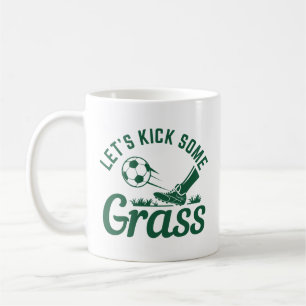 Lass's Kick Einige Gras Kaffeetasse