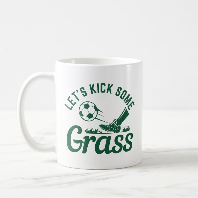 Lass's Kick Einige Gras Kaffeetasse (Links)