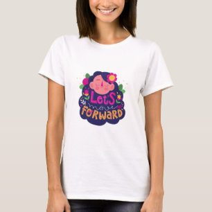 Lass's Move Forward - Motivierend T - Shirt mit Bl