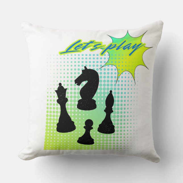 Lass's play. kissen (Vorderseite)