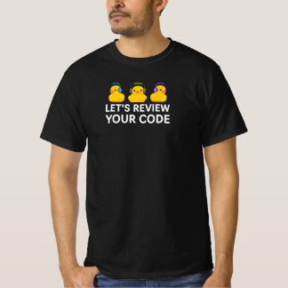 Lass's Review Your Code Funny Rubber Duck Debuggin T-Shirt