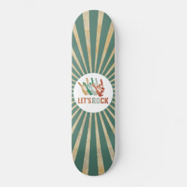 Lass's Rock and Roll Vintag Skateboard