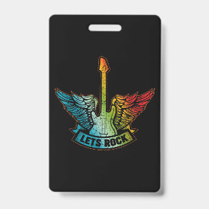 Lass's Rock Legend Rock and Roll Music Gitarre Ausweis