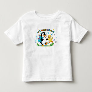 Lass's Waddle to Learn - Pinguins erster Tag der W Kleinkind T-shirt