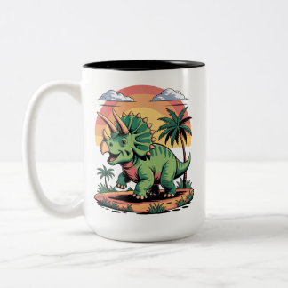 Lasst das Verspotten beginnen Zweifarbige Tasse