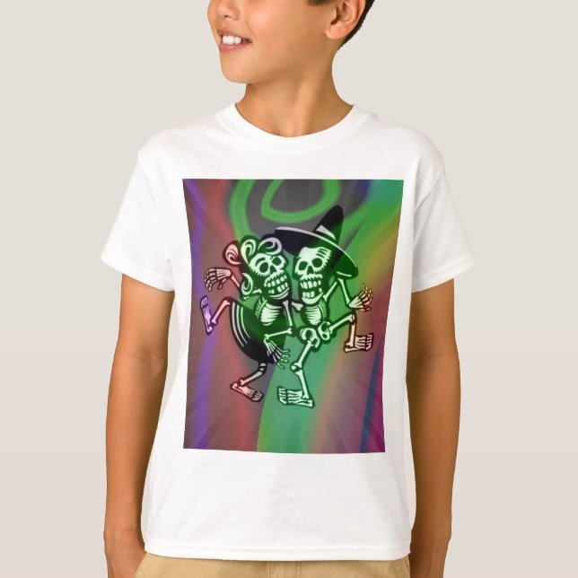 lässt den bunten Tanz T-Shirt (Vorderseite)