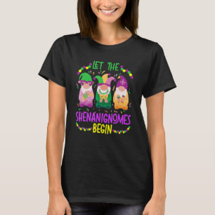 Lasst den Schabernack beginnen Mardi Gras Garten-G T-Shirt