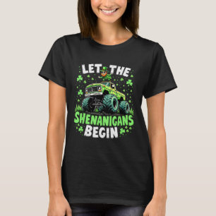 Lasst den Schwindel beginnen Monster Truck Boys St T-Shirt