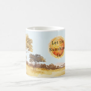 Lasst den Sonnenschein herein Sun Safari Kaffeetasse