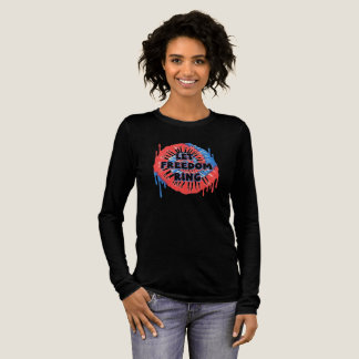 Lasst die Freiheit erklingen: Kühnes 4. Juli-Tie-D Tri-Blend Shirt