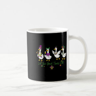 Lasst die gute Zeit rollen Mardi Gras Karneval Män Kaffeetasse