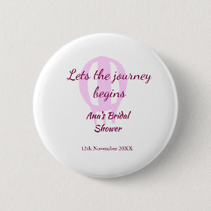 Lasst die Reise beginnen - Brautparty - Name hinzu Button