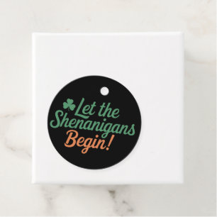 Lasst die Schelmereien beginnen Lustig Irish St Pa Geschenkanhänger