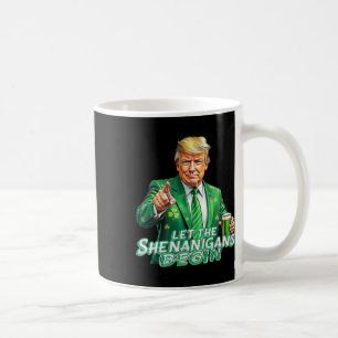 Lasst die Schelmereien beginnen St. Patrick's Day  Kaffeetasse