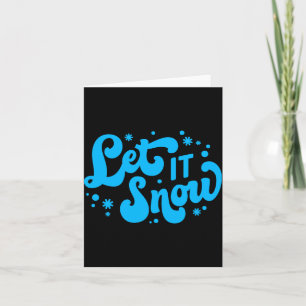 Lasst es schneien Winterdesign _1  Karte