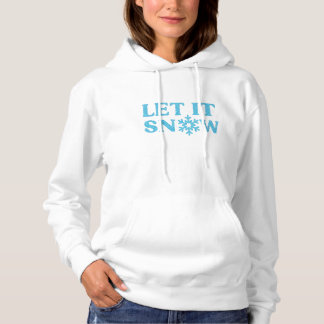 LASST ES SCHNEIEN Winterwunderland Schneeflocke Sc Hoodie