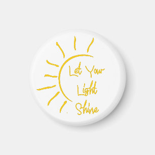 Lasst euer Licht leuchten Magnet