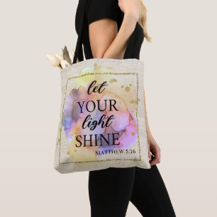 Lasst euer Licht leuchten Tasche
