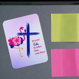 Lasst euren Glauben größer sein als eure Ängste Magnet