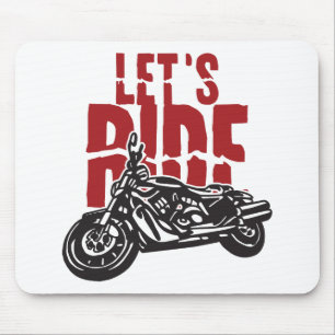 Lässt Fahrmotorrad entwerfen Mousepad
