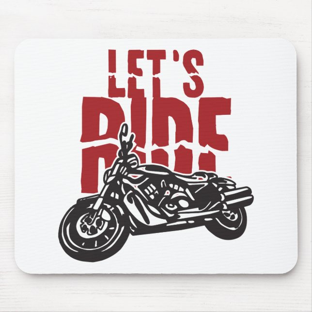 Lässt Fahrmotorrad entwerfen Mousepad (Vorne)