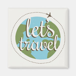 Lässt gehen Reise Magnet