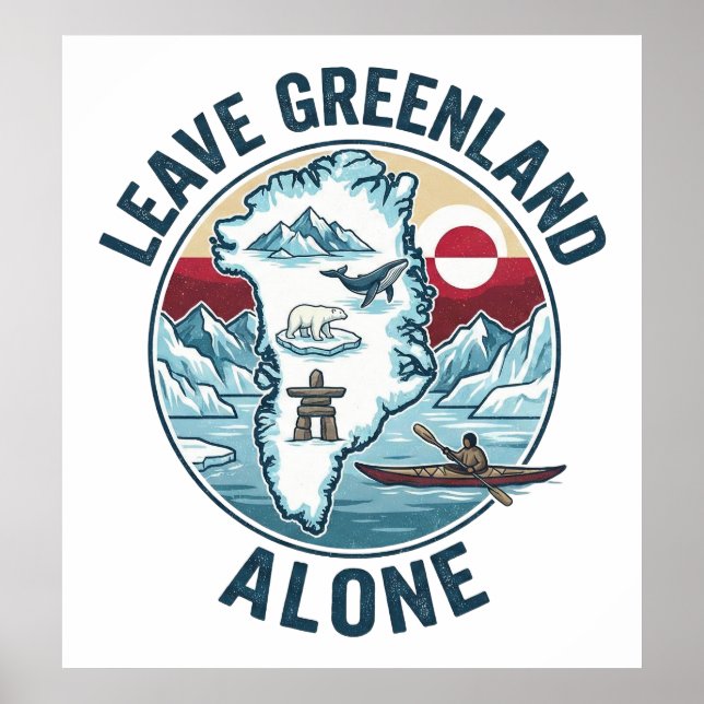 Lasst Grönland in Ruhe Poster (Vorne)