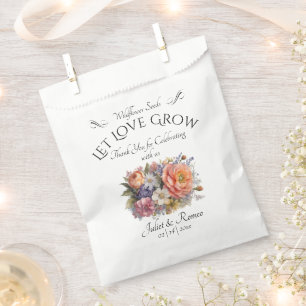 Lasst Liebe Wildblumen wachsen Geschenktütchen