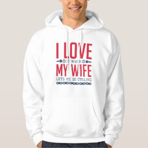Lässt mich Radfahren Hoodie