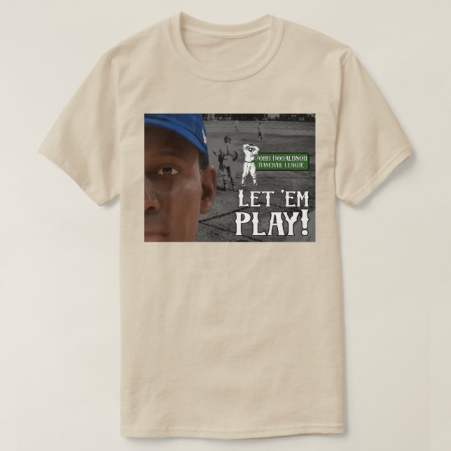 Lasst Sie Spielen T-Shirt (Design vorne)