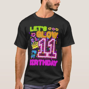 Lasst uns 11 Jahre alt glühen, es ist mein Geburts T-Shirt