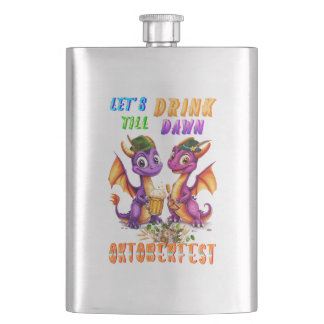 Lasst uns Accessoires trinken bis zum Morgengrauen Flachmann