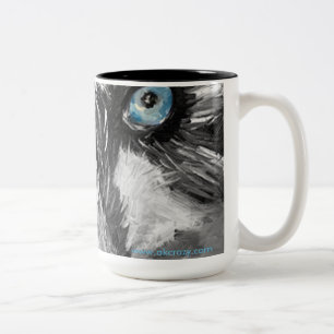 Lasst uns Alaskan zwei Töne 15oz Kaffee Tasse lau