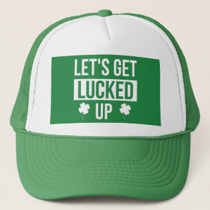 Lasst uns am St. Patrick's Day Glück haben Truckerkappe