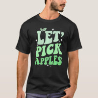 Lasst uns Äpfel mit grünem Apfel auswählen und Ern