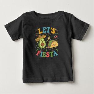 Lasst uns Avocado und Tacos Cinco De Mayo feiern Baby T-shirt
