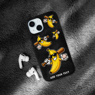 Lasst uns Bananen Retro Baseball Banane Lustig wer Case-Mate iPhone Hülle