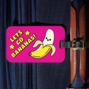Lasst uns Bananen sein! Gepäckanhänger