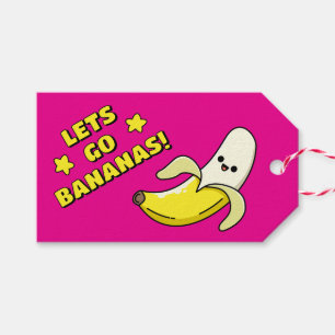 Lasst uns Bananen sein! Geschenkanhänger