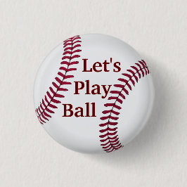 Lasst uns Baseball spielen Button
