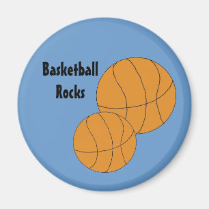 Lasst uns Basketball spielen Magnet