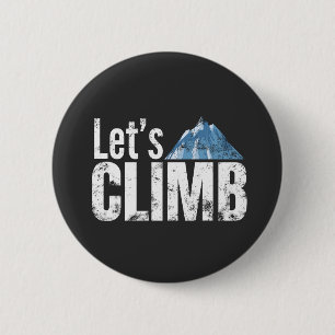 Lasst uns Bergsteigen Button