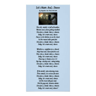 Lasst uns bewegen und tanzen poster
