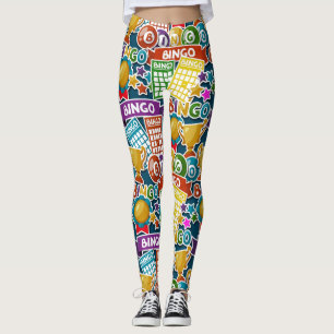 Lasst uns BINGO Pop Fashion Leggings