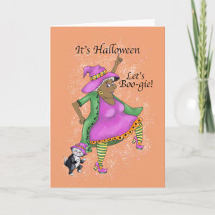 Lasst uns Boo-gie Karte