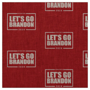 Lasst uns Brandon 2024 gehen Stoff