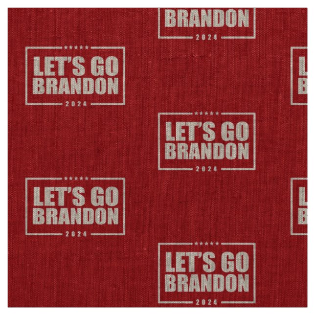Lasst uns Brandon 2024 gehen Stoff (Muster)