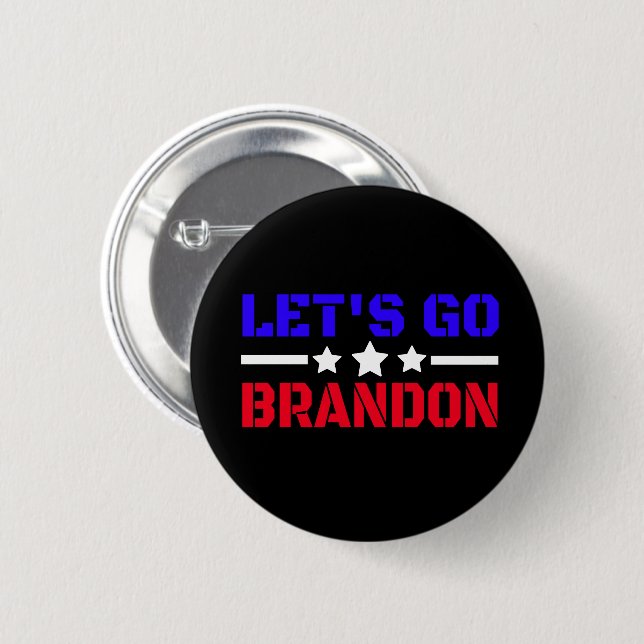 Lasst uns Brandon gehen    Button (Vorne & Hinten)